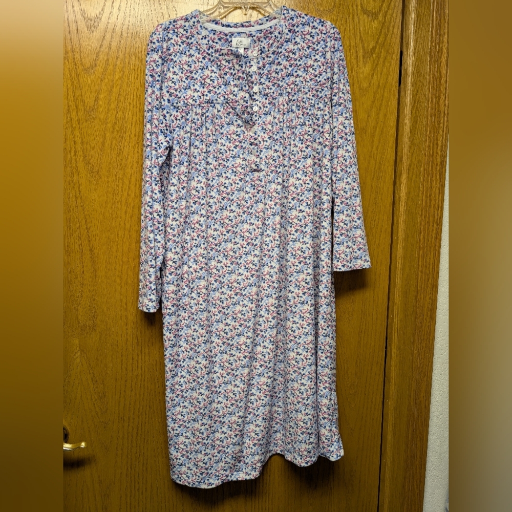 Aria Super Soft Floral Flannel Nightgown